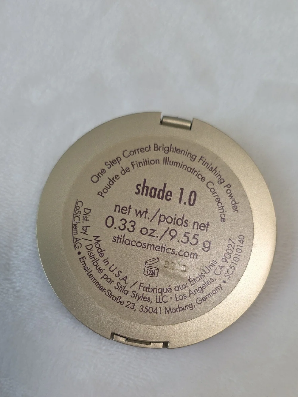 NIB Stila One Step Correct Brightening Finishing Powder